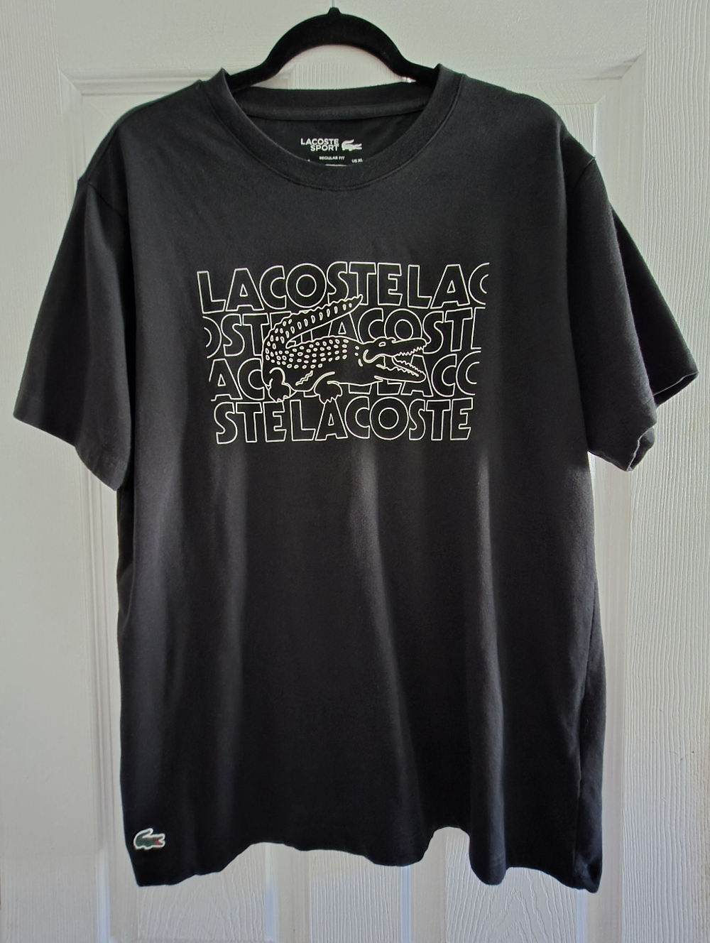 Men LACOSTE Ultra Dry Printed Sport T-shirt
